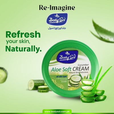 Body Sol Aloe Soft Cucumber Cream(135gm)