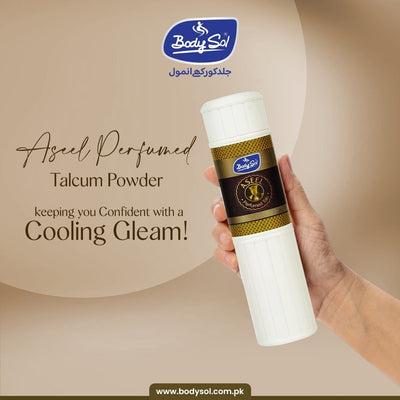 Body Sol Aseel Perfumed Talcum Powder (Plastic)