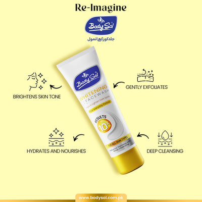 Body Sol Whitening Face Wash