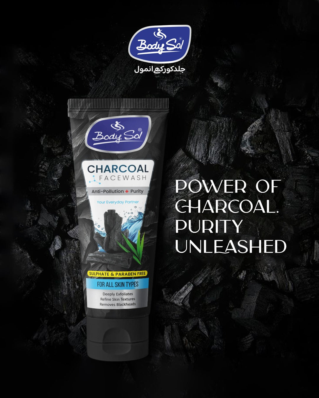Body Sol Charcoal Facewash