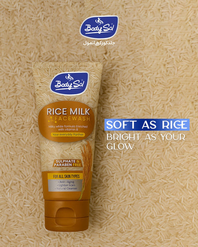 Body Sol Rice Milk Facewash