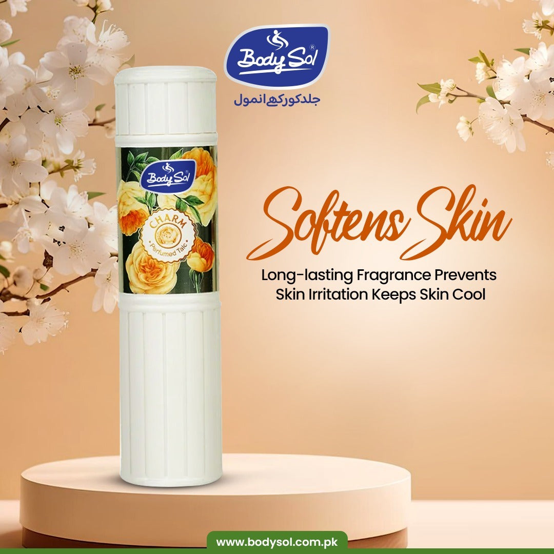 Body Sol Charm Perfumed Talcum Powder