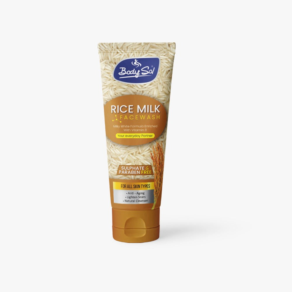 Body Sol Rice Milk Facewash